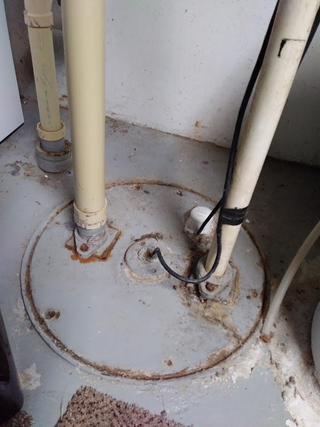 Not sure if pressboard.... plastic.... gonna caulk the shit outta it